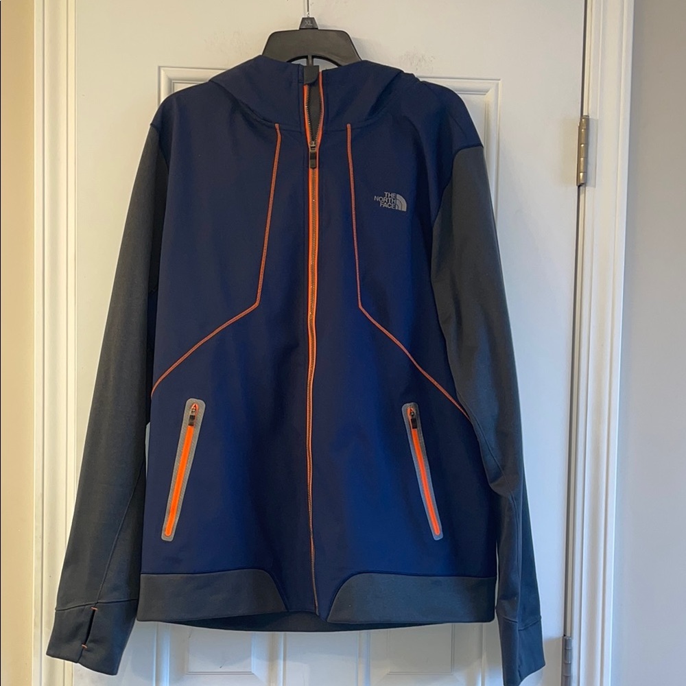 The North Face Men's Blue and Gray Jacket Sz XL